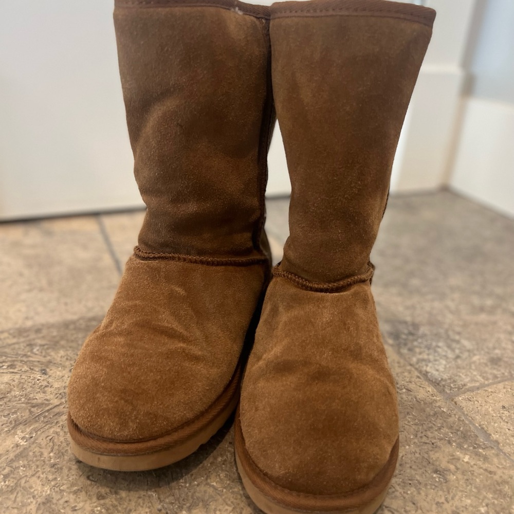 Cozy sheepskin boots